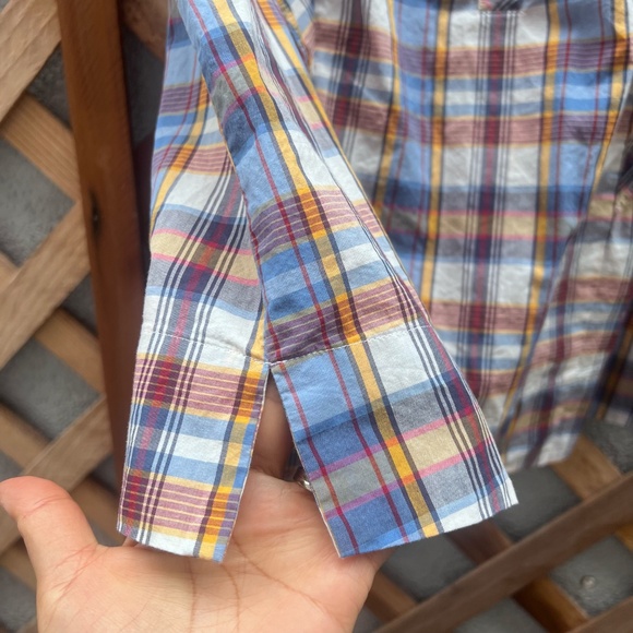J. Crew Plaid top - Picture 6 of 9